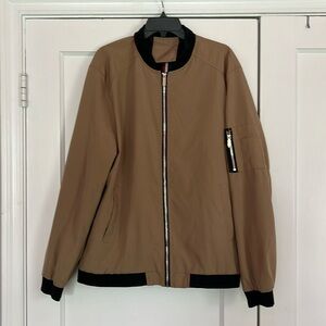 Khaki Bomber Jacket